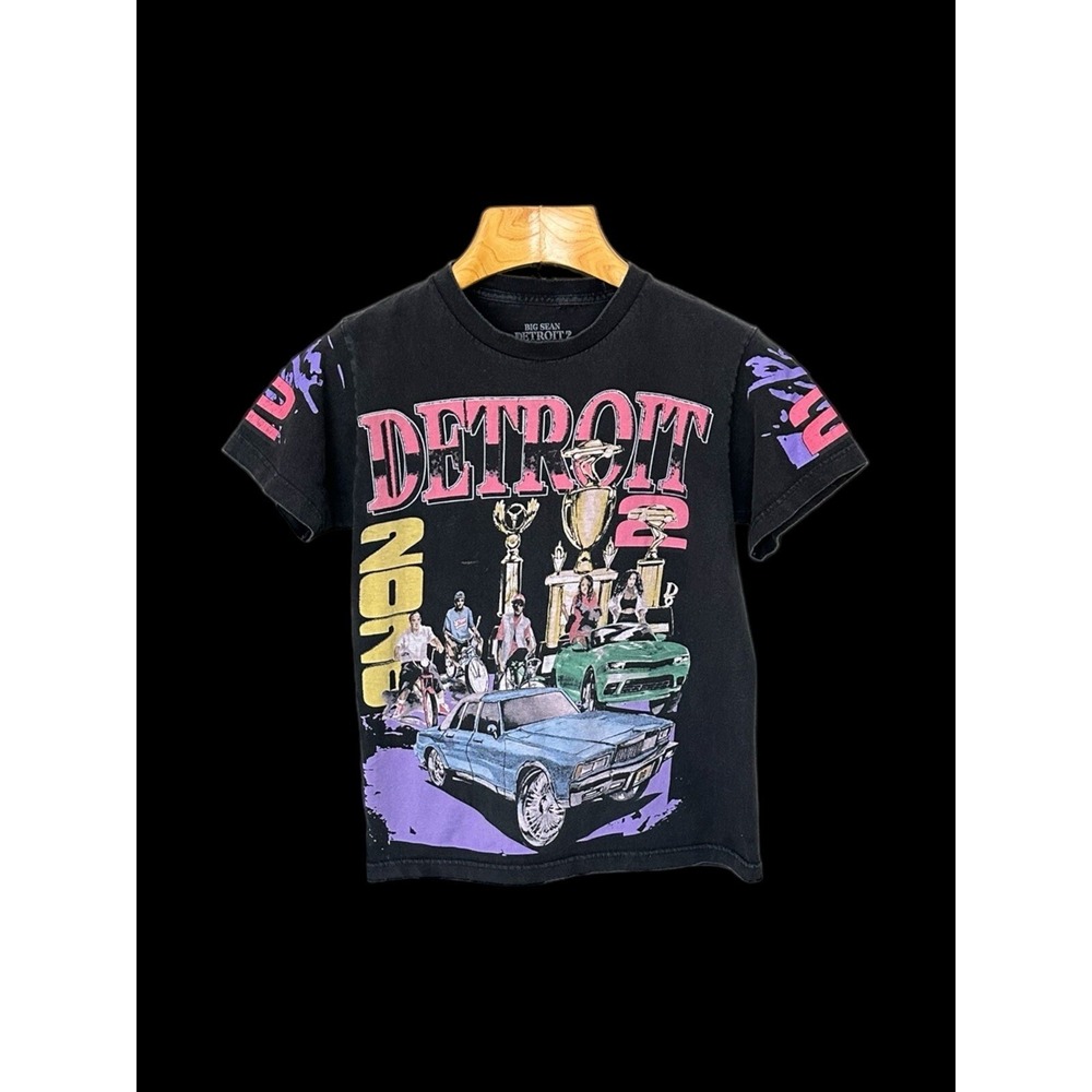 Big Sean Detroit 2 Merch Tee Black 2020 Graphic Tee Sz Small